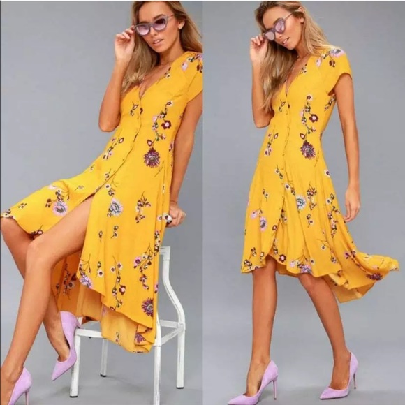 Free People Dresses & Skirts - Free People Sunshine Combo Hi Low Sz Med Dress
